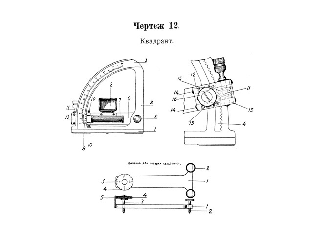 Чертёж 12 — Квадрант